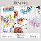 CHROMATEK Watercolor Paint Set, 50 Vivid Colors, Water Color Paper Pad, Brush, Aqua Pen, Palette, Color Chart, Swatch Sheets & Metal Travel Case, Premium All-In-One Art Travel Kit Art Supplies